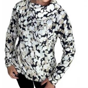 NEW ETHYL soft shawl neck sweater in white